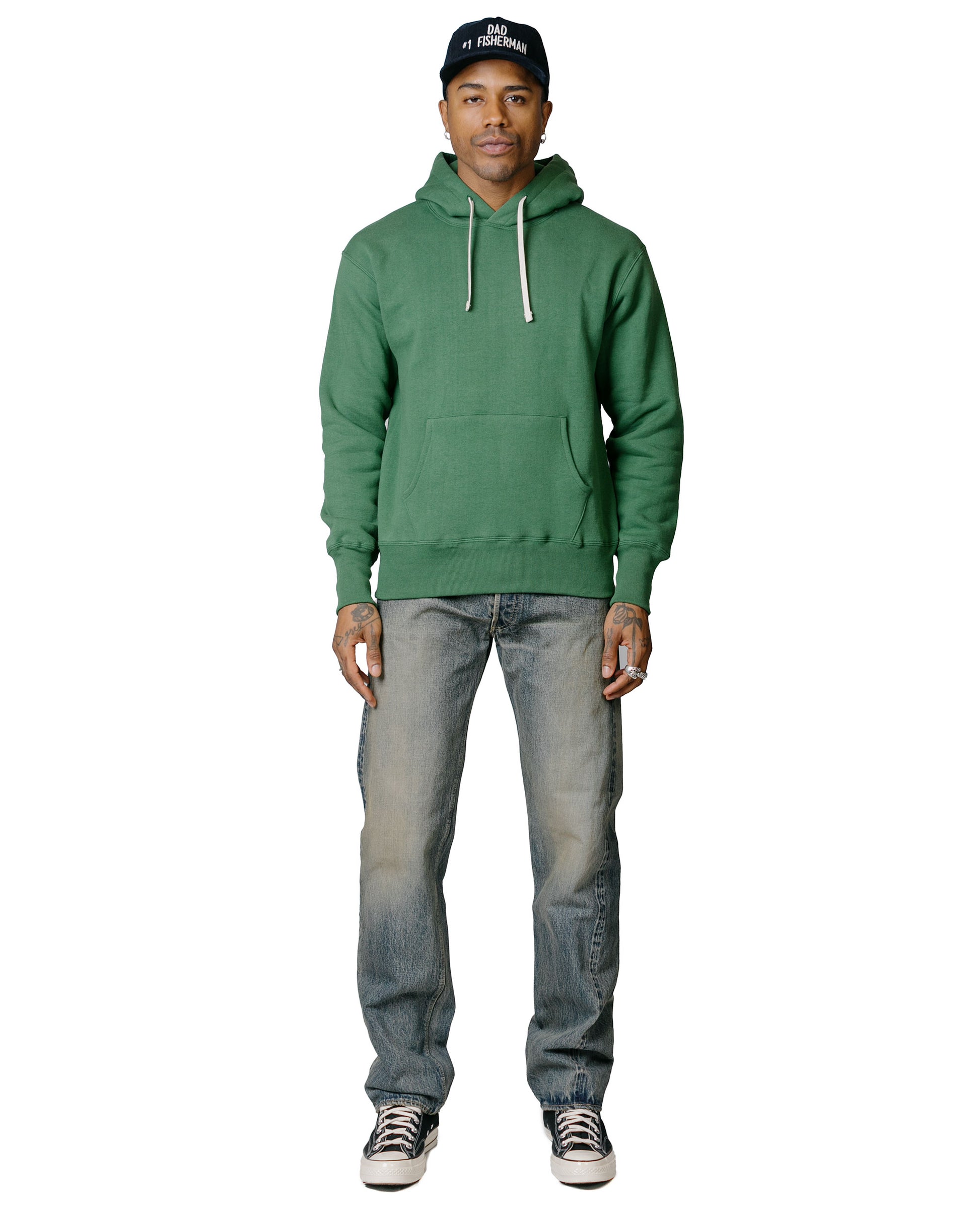 lost & found The Real McCoy's The Real McCoy's MC19124 10 oz. Loopwheel Parka Shamrock