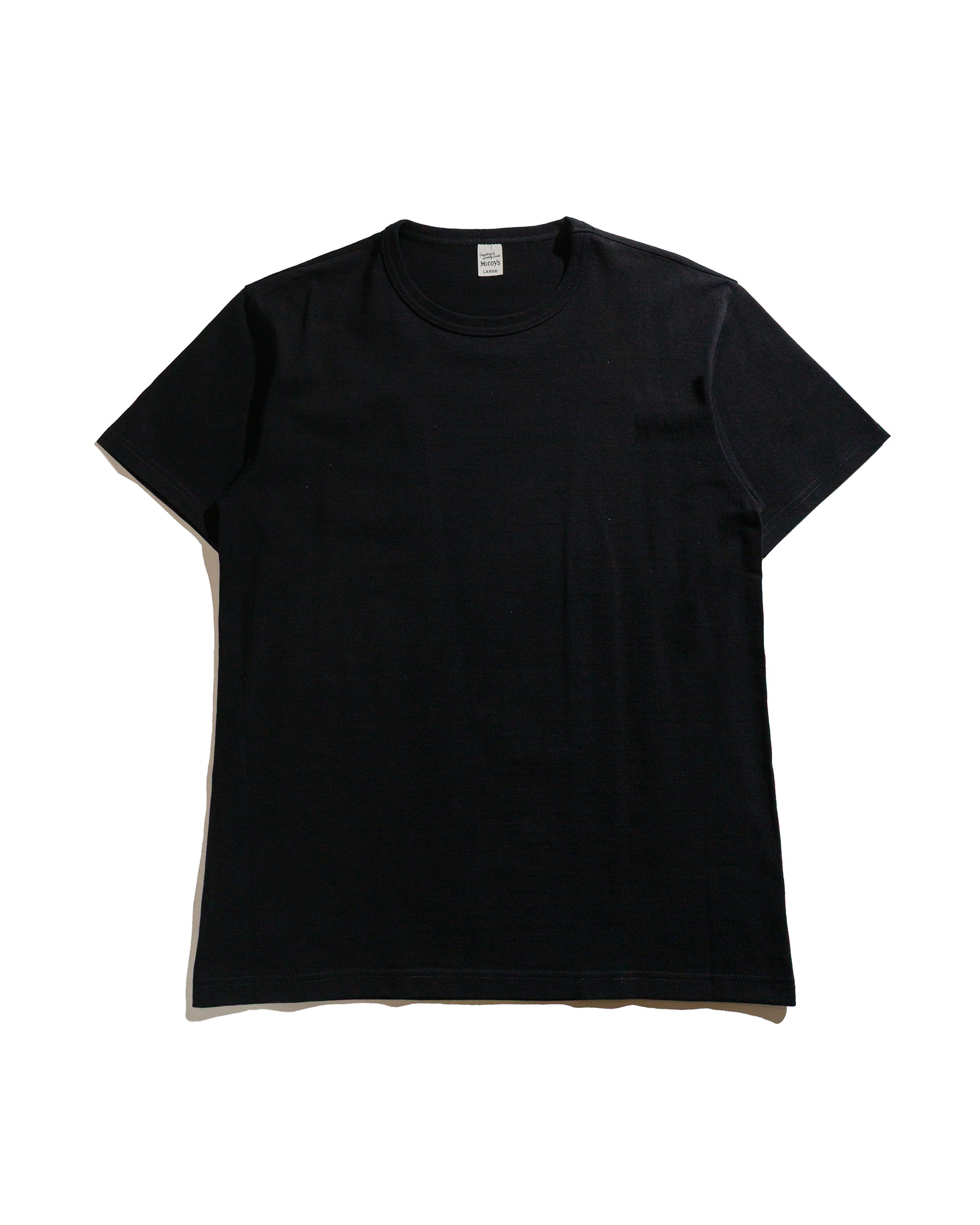 lost & found The Real McCoy's The Real McCoy's MC20000 2pcs Pack Tee Black