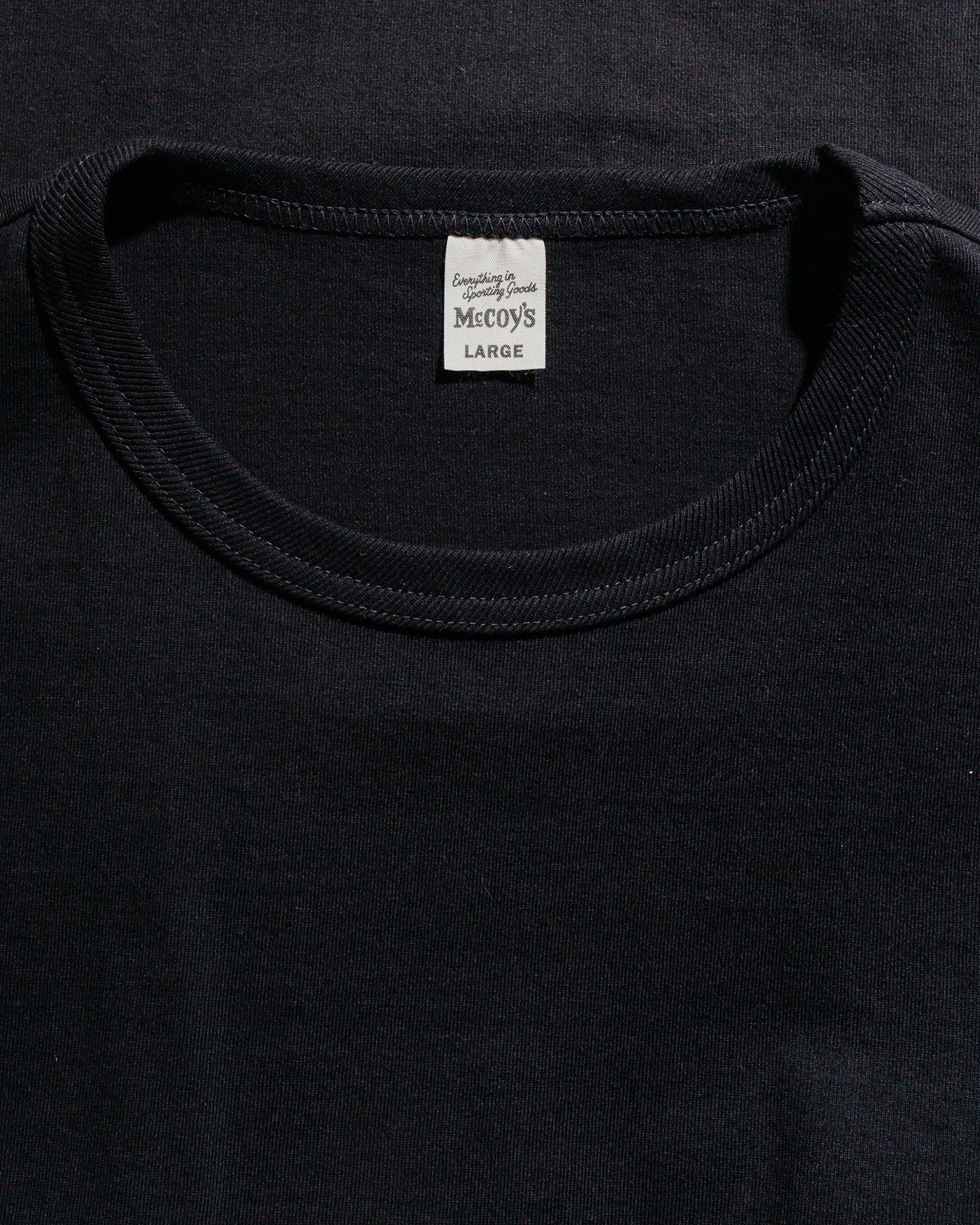 lost & found The Real McCoy's The Real McCoy's MC20000 2pcs Pack Tee Black