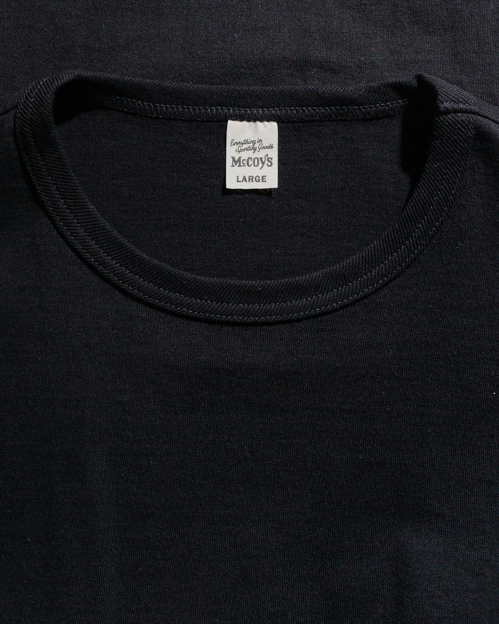 lost & found The Real McCoy's The Real McCoy's MC20000 2pcs Pack Tee Black