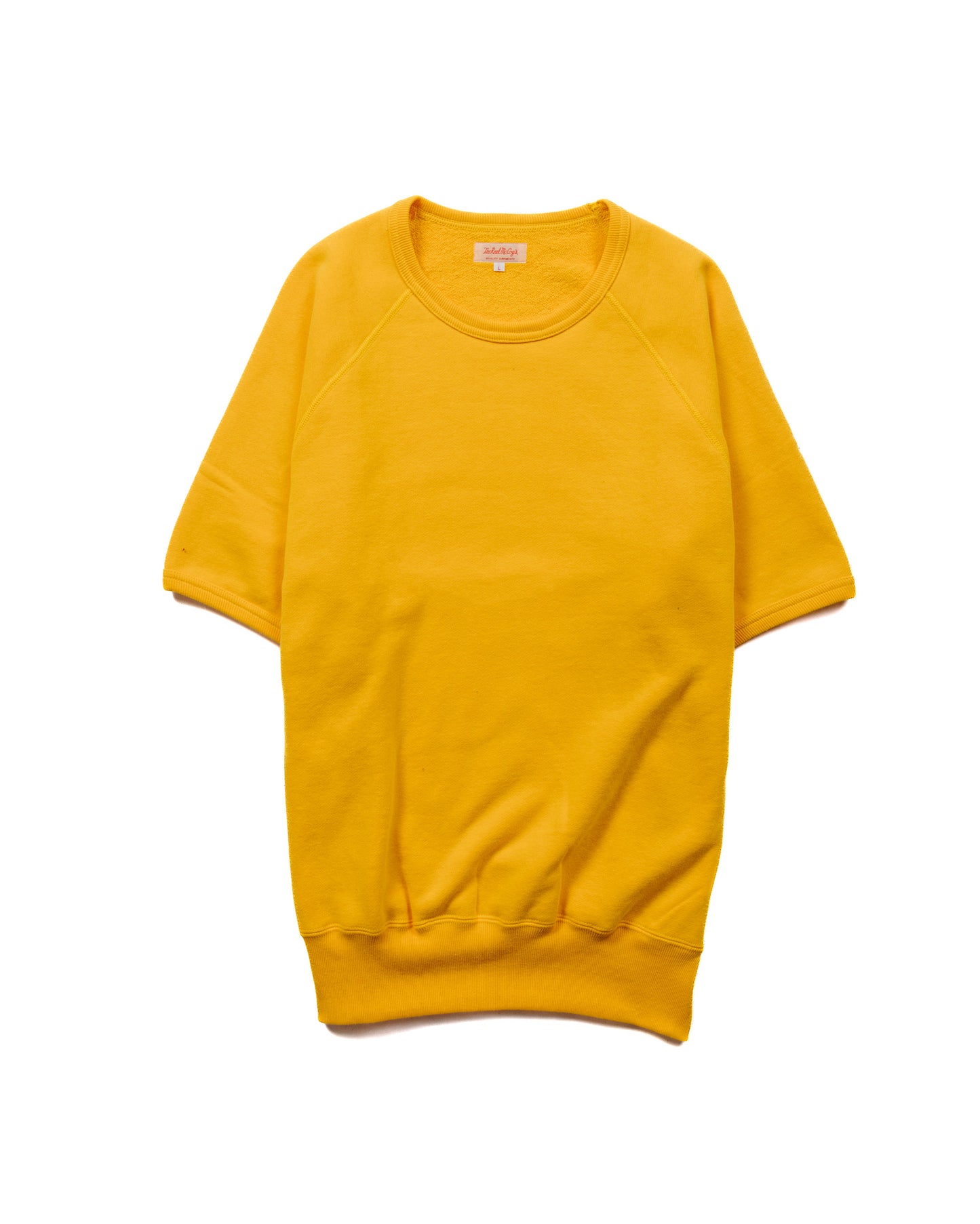 lost & found The Real McCoy's The Real McCoy's MC20005 9oz. Loopwheel S/S Sweatshirt Yellow