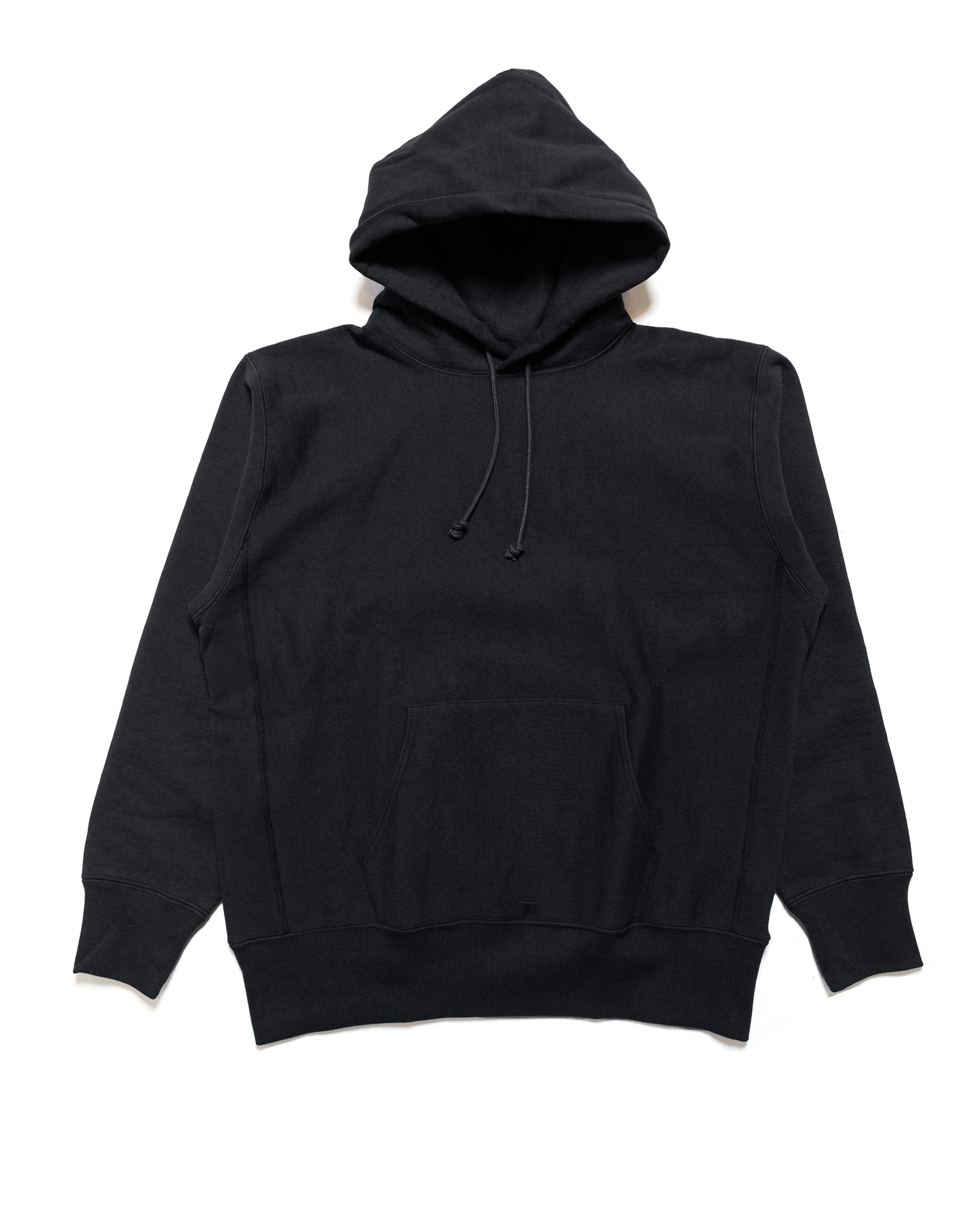 lost & found The Real McCoy's The Real McCoy's MC20113 Heavyweight Hooded Sweatshirt Black