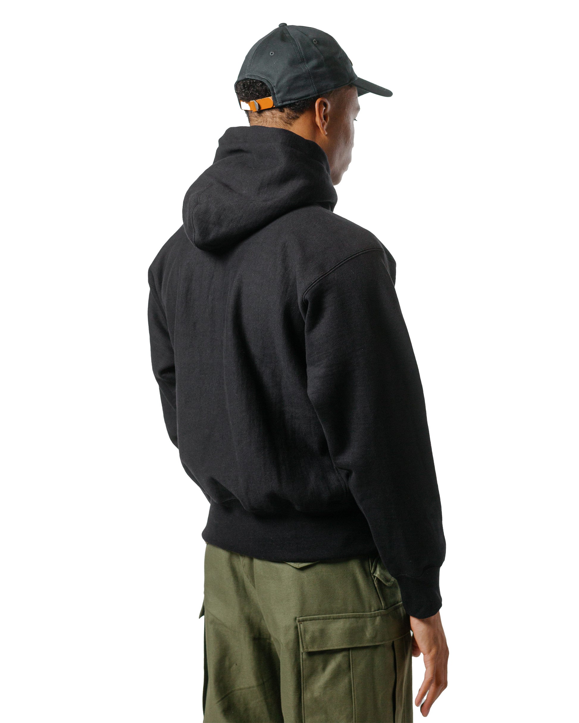 lost & found The Real McCoy's The Real McCoy's MC20113 Heavyweight Hooded Sweatshirt Black