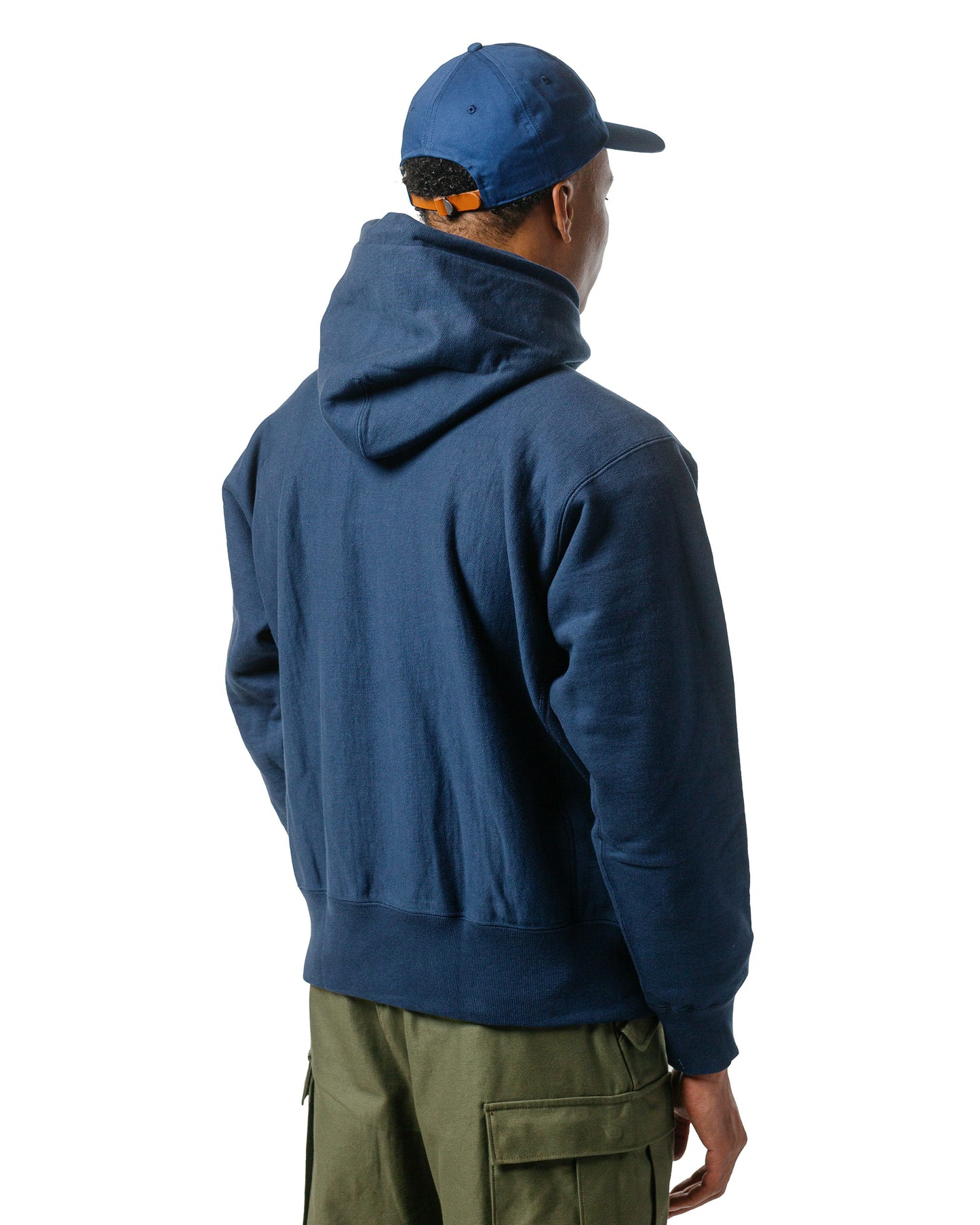 lost & found The Real McCoy's The Real McCoy's MC20113 Heavyweight Hooded Sweatshirt Navy