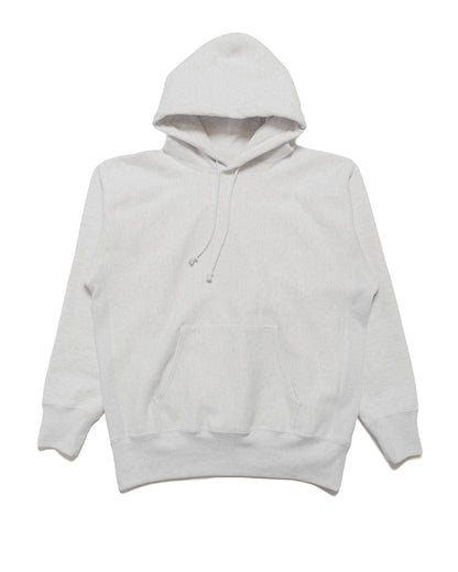 lost & found The Real McCoy's The Real McCoy's MC20113 Heavyweight Hooded Sweatshirt Silver Grey