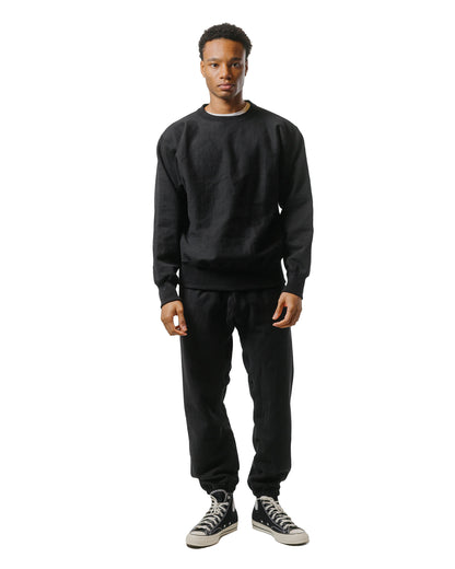 lost & found The Real McCoy's The Real McCoy's MC20114 Heavyweight Crewneck Sweatshirt Black