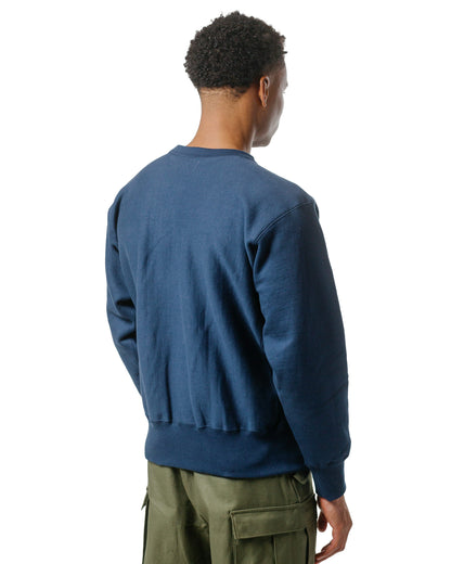lost & found The Real McCoy's The Real McCoy's MC20114 Heavyweight Crewneck Sweatshirt Navy