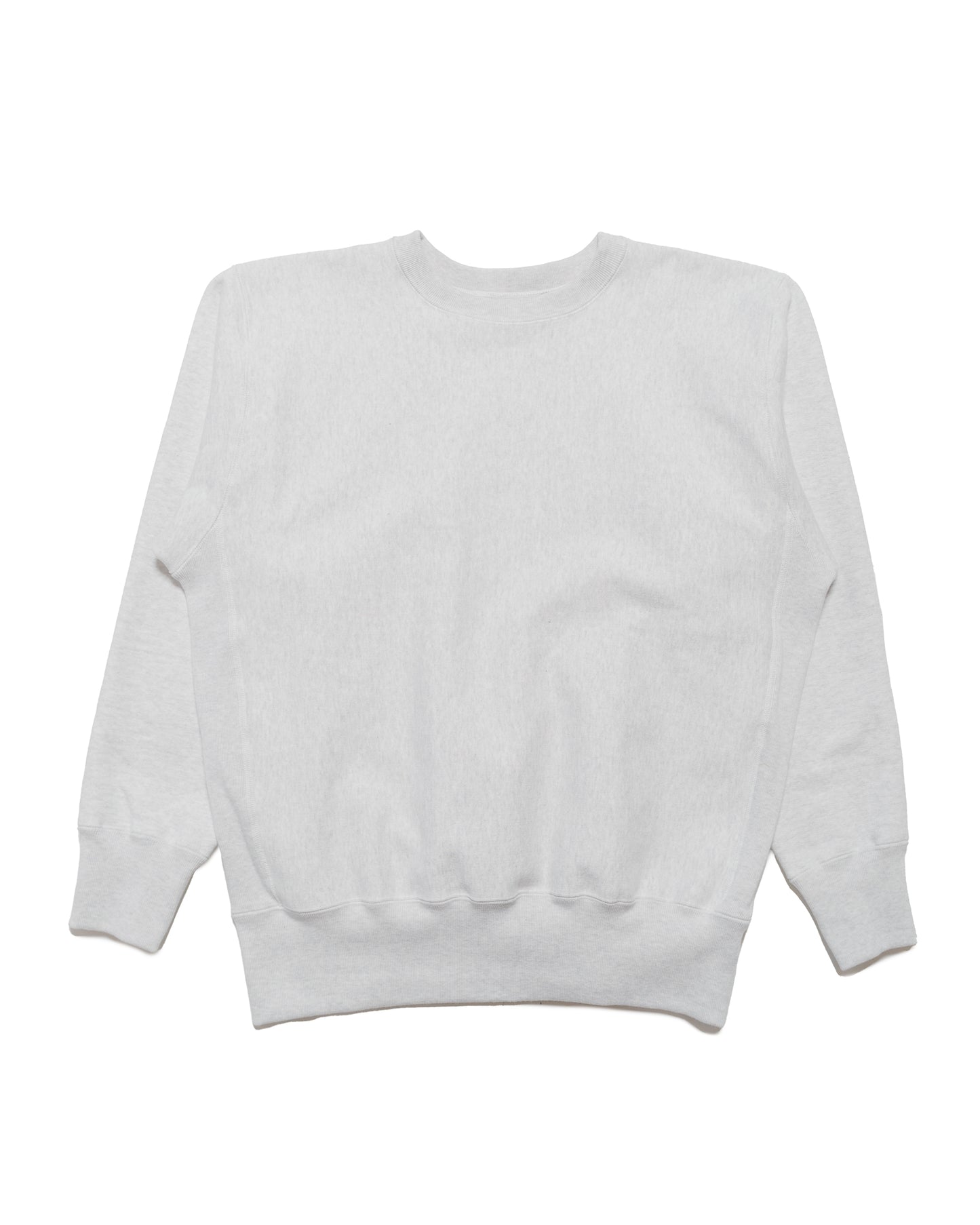 lost & found The Real McCoy's The Real McCoy's MC20114 Heavyweight Crewneck Sweatshirt Silver Grey