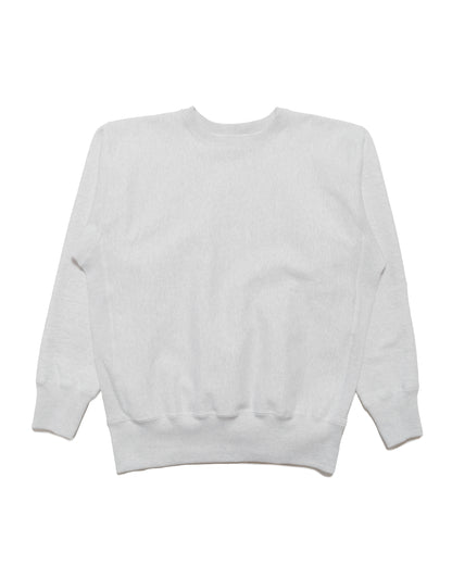 lost & found The Real McCoy's The Real McCoy's MC20114 Heavyweight Crewneck Sweatshirt Silver Grey