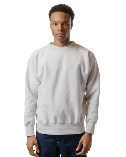 lost & found The Real McCoy's The Real McCoy's MC20114 Heavyweight Crewneck Sweatshirt Silver Grey