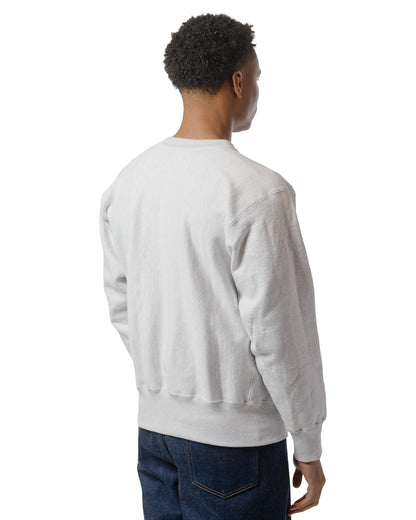 lost & found The Real McCoy's The Real McCoy's MC20114 Heavyweight Crewneck Sweatshirt Silver Grey