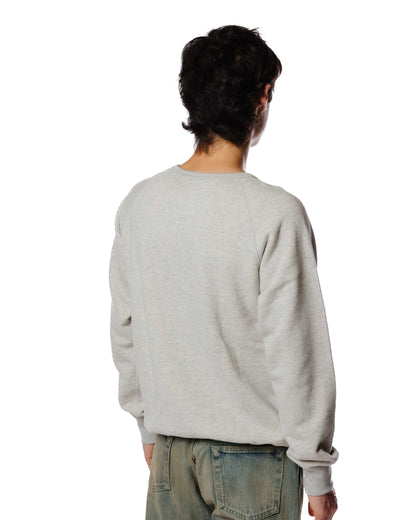 lost & found The Real McCoy's The Real McCoy's MC21018 9oz. Loopwheel Raglan Sleeve Sweatshirt Ash Grey