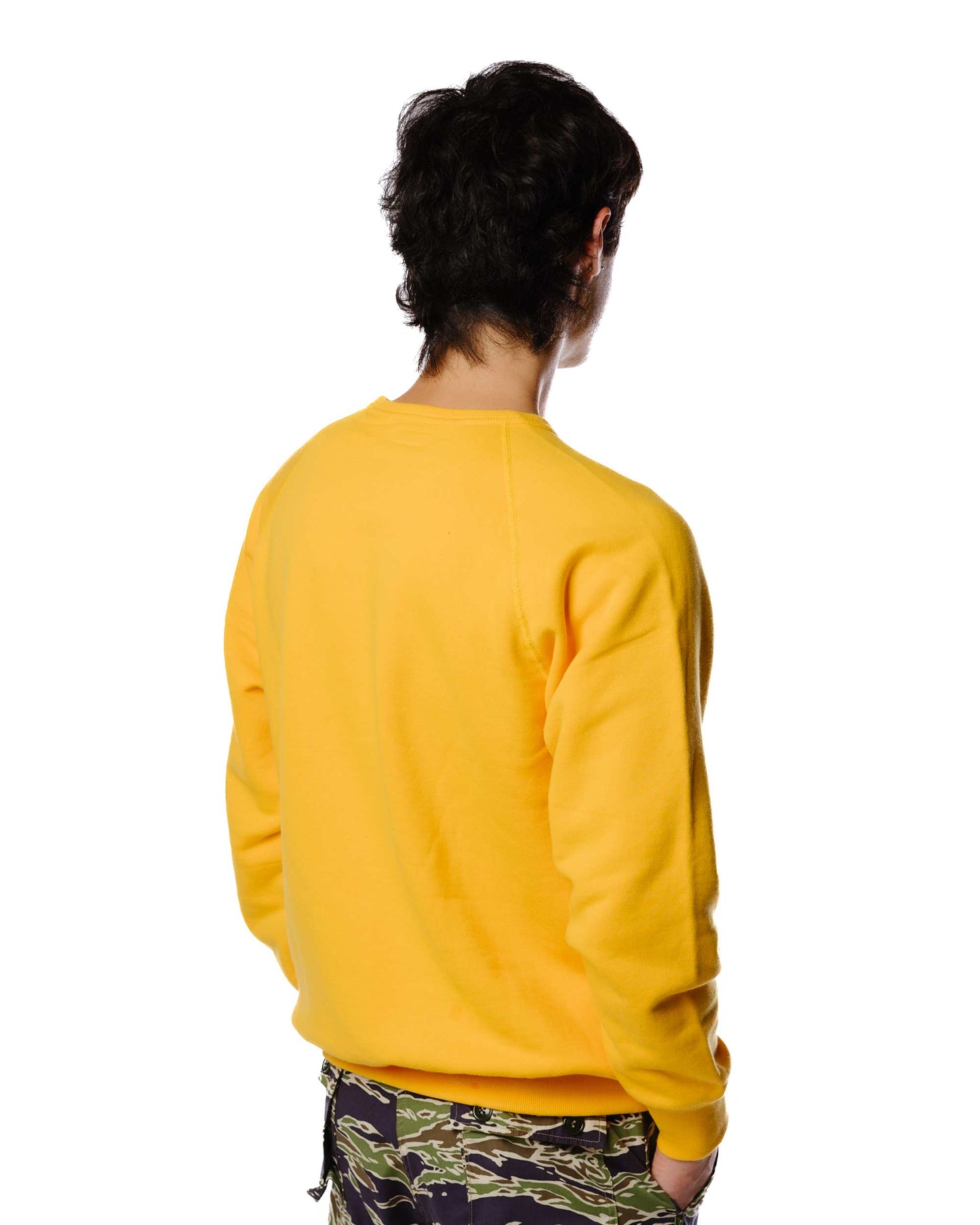 lost & found The Real McCoy's The Real McCoy's MC21018 9oz. Loopwheel Raglan Sleeve Sweatshirt Yellow