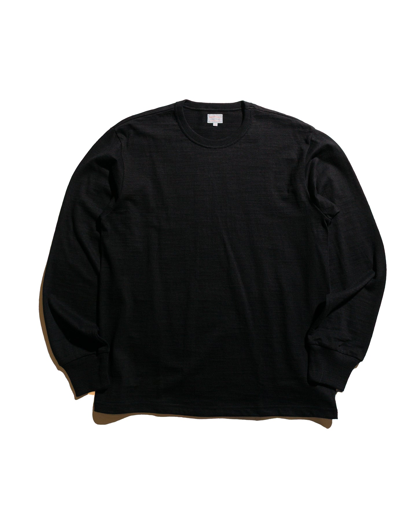 lost & found The Real McCoy's The Real McCoy's MC21109 Athletic L/S T-Shirt / Loop-Wheel Black
