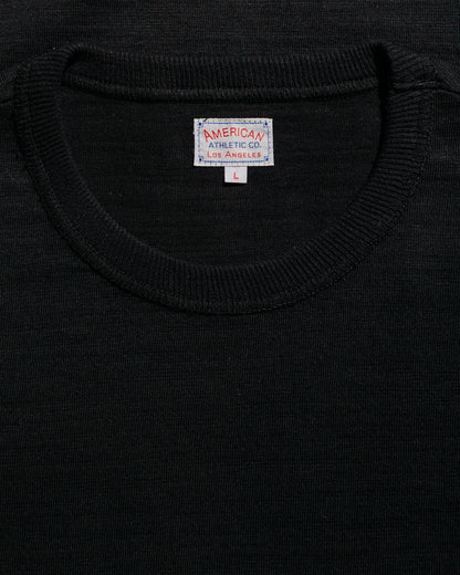 lost & found The Real McCoy's The Real McCoy's MC21109 Athletic L/S T-Shirt / Loop-Wheel Black