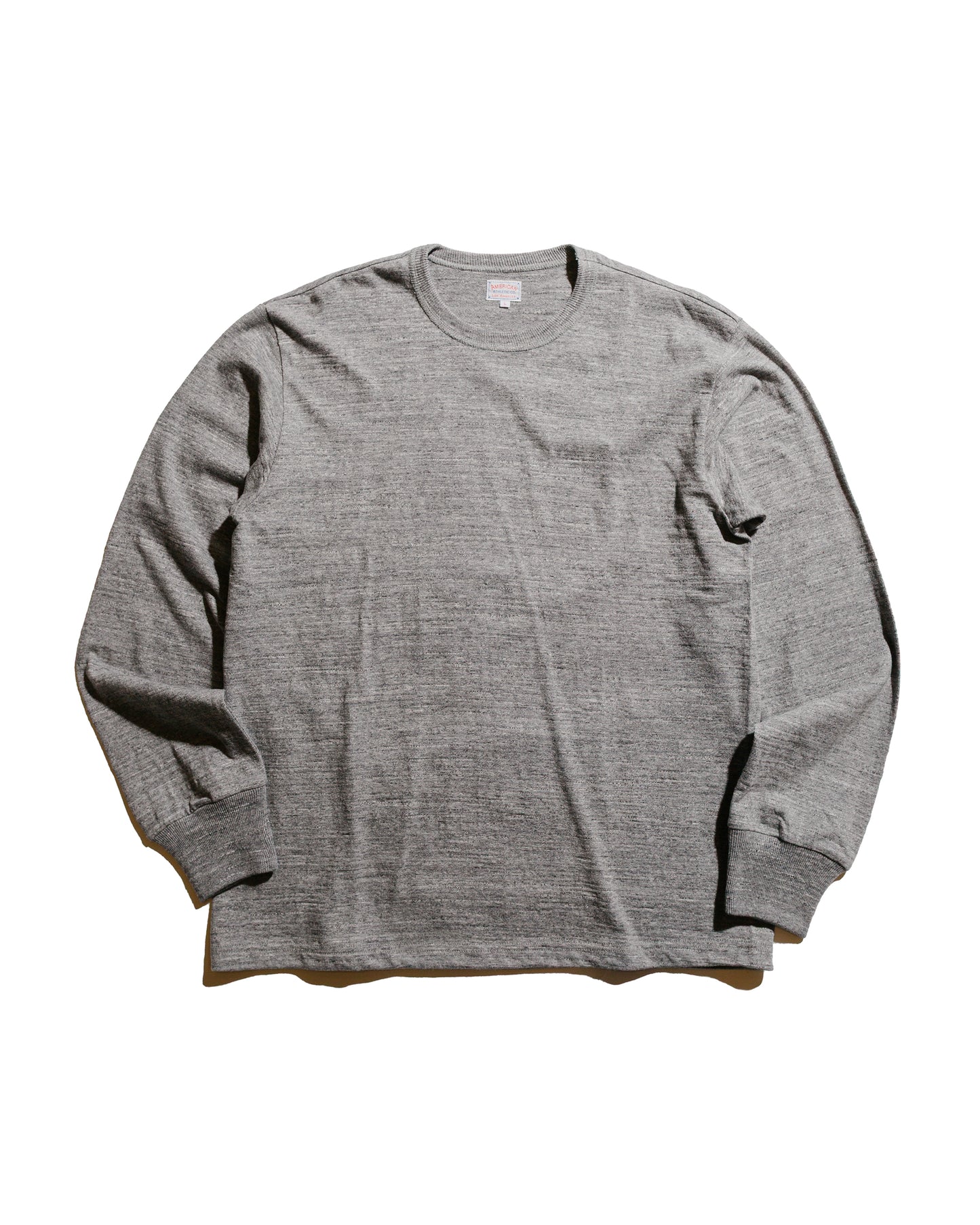 lost & found The Real McCoy's The Real McCoy's MC21109 Athletic L/S T-Shirt / Loop-Wheel Grey