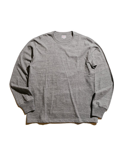 lost & found The Real McCoy's The Real McCoy's MC21109 Athletic L/S T-Shirt / Loop-Wheel Grey