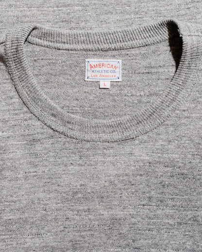 lost & found The Real McCoy's The Real McCoy's MC21109 Athletic L/S T-Shirt / Loop-Wheel Grey