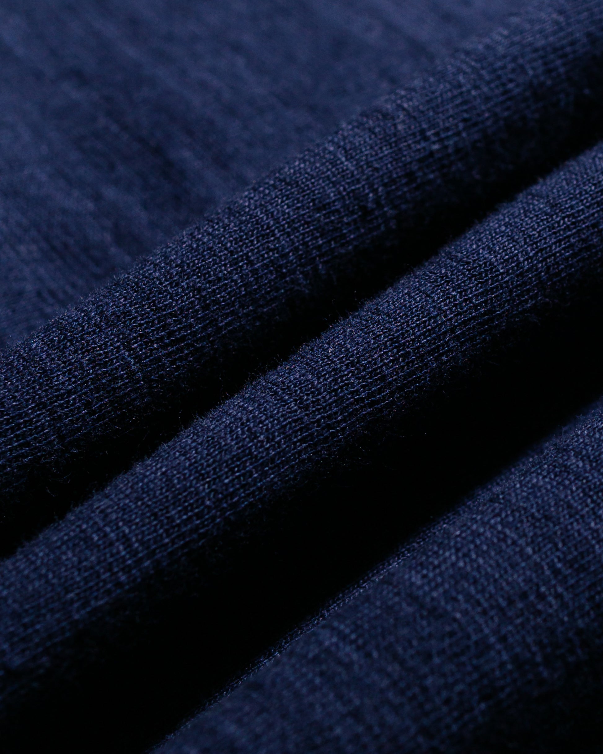 lost & found The Real McCoy's The Real McCoy's MC21109 Athletic L/S T-Shirt / Loop-Wheel Navy