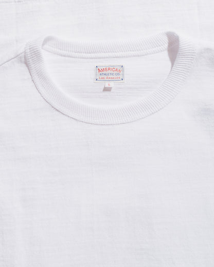 lost & found The Real McCoy's The Real McCoy's MC21109 Athletic L/S T-Shirt / Loop-Wheel White