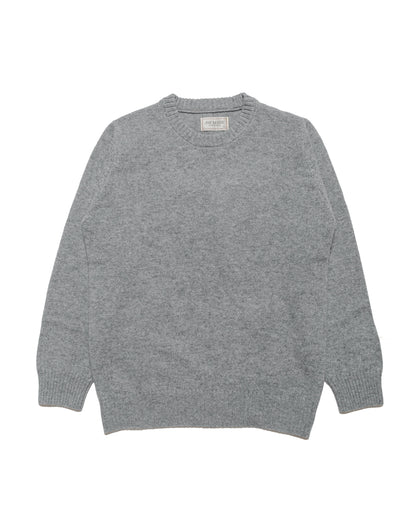 lost & found The Real McCoy's The Real McCoy's MC21114 Wool Crewneck Sweater Grey