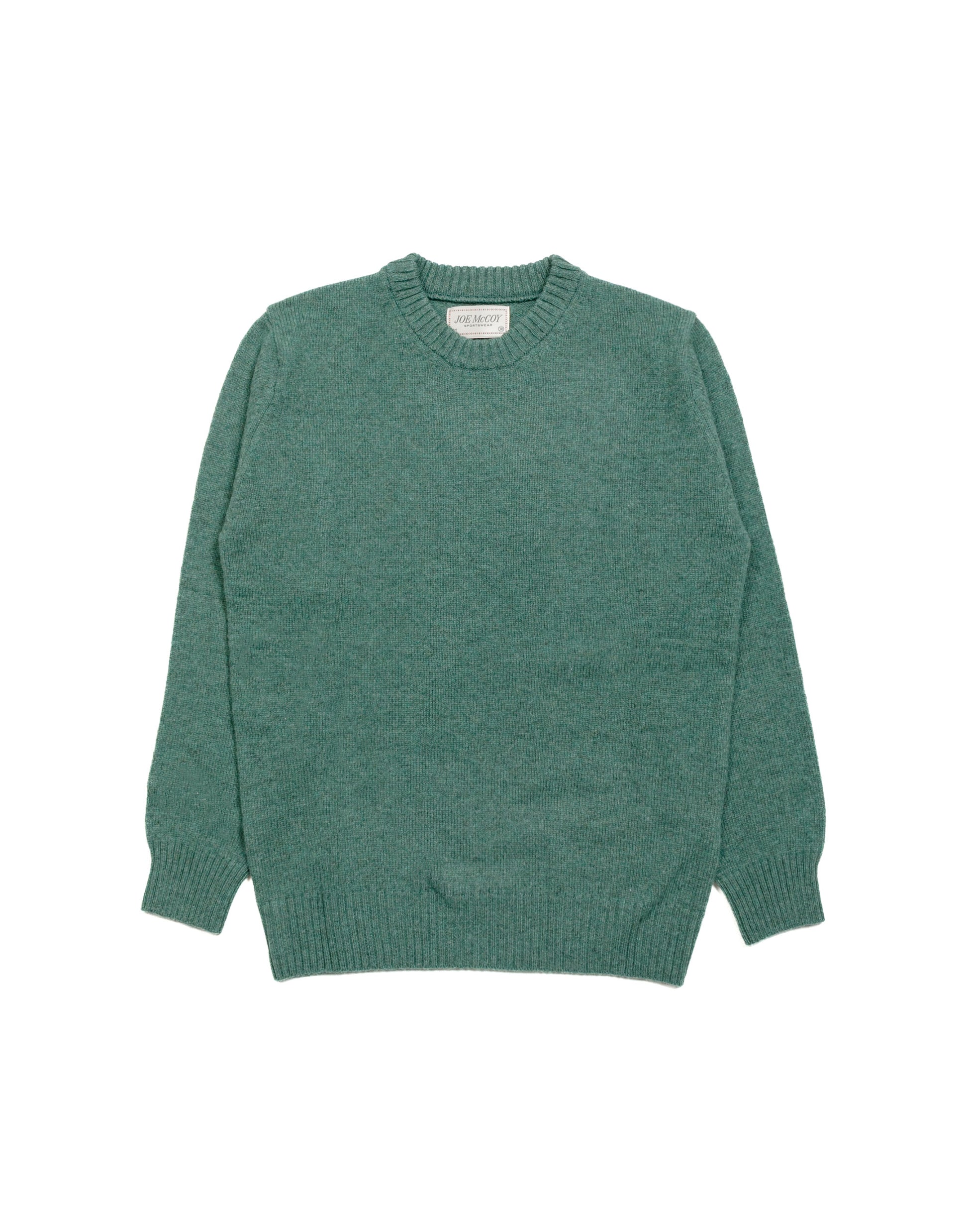 lost & found The Real McCoy's The Real McCoy's MC21114 Wool Crewneck Sweater Kelly Green