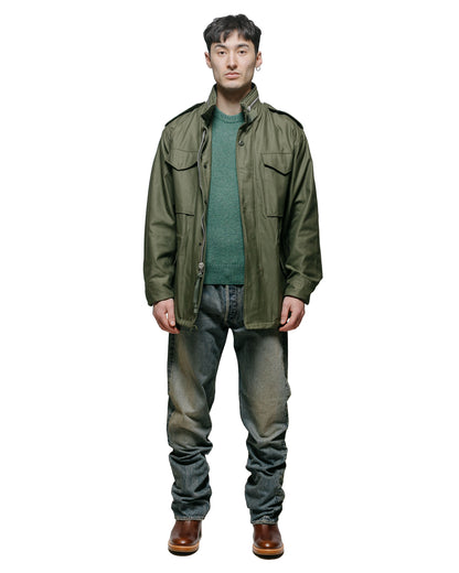 lost & found The Real McCoy's The Real McCoy's MC21114 Wool Crewneck Sweater Kelly Green