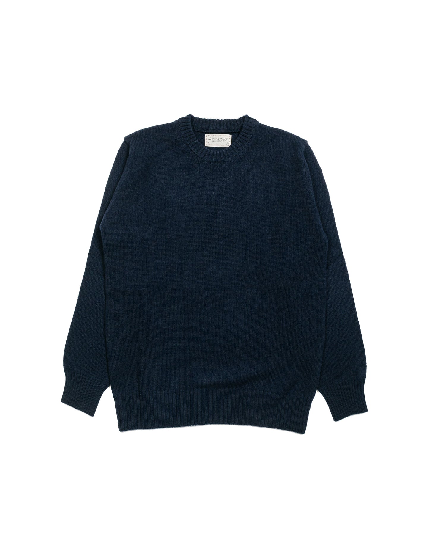 lost & found The Real McCoy's The Real McCoy's MC21114 Wool Crewneck Sweater Navy