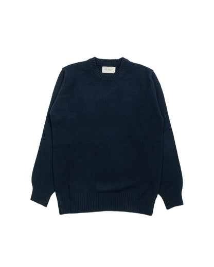 lost & found The Real McCoy's The Real McCoy's MC21114 Wool Crewneck Sweater Navy