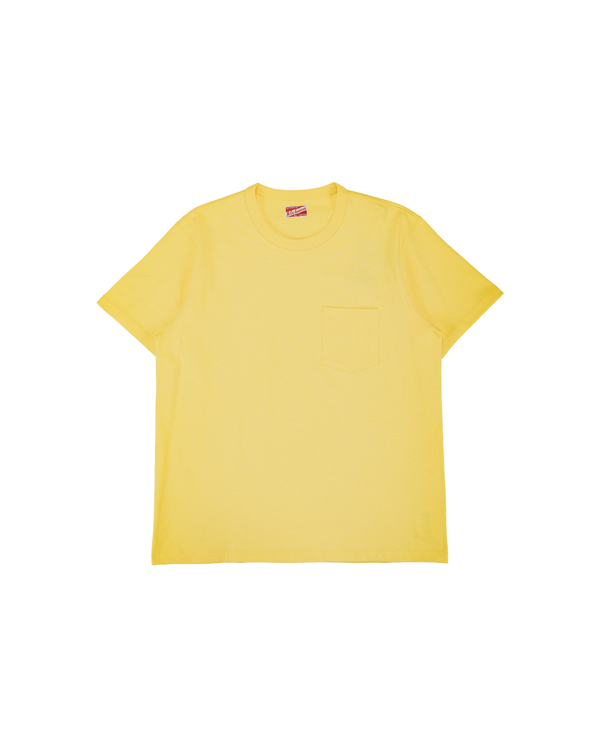 lost & found The Real McCoy's The Real McCoy's MC22006 Pocket Tee Canary