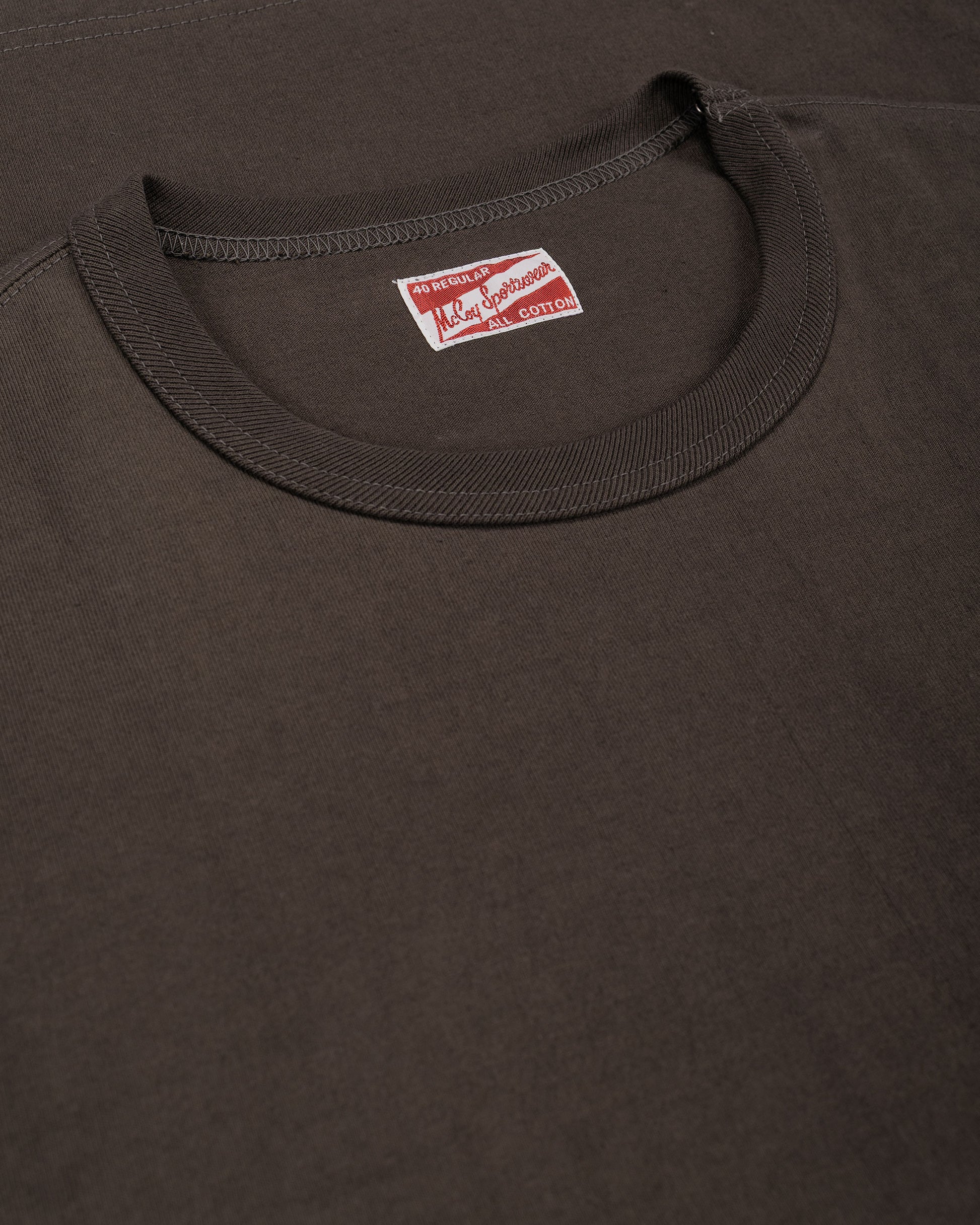 lost & found The Real McCoy's The Real McCoy's MC22006 Pocket Tee Charcoal