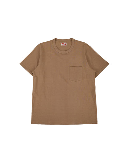 lost & found The Real McCoy's The Real McCoy's MC22006 Pocket Tee Chestnut