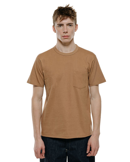 lost & found The Real McCoy's The Real McCoy's MC22006 Pocket Tee Chestnut