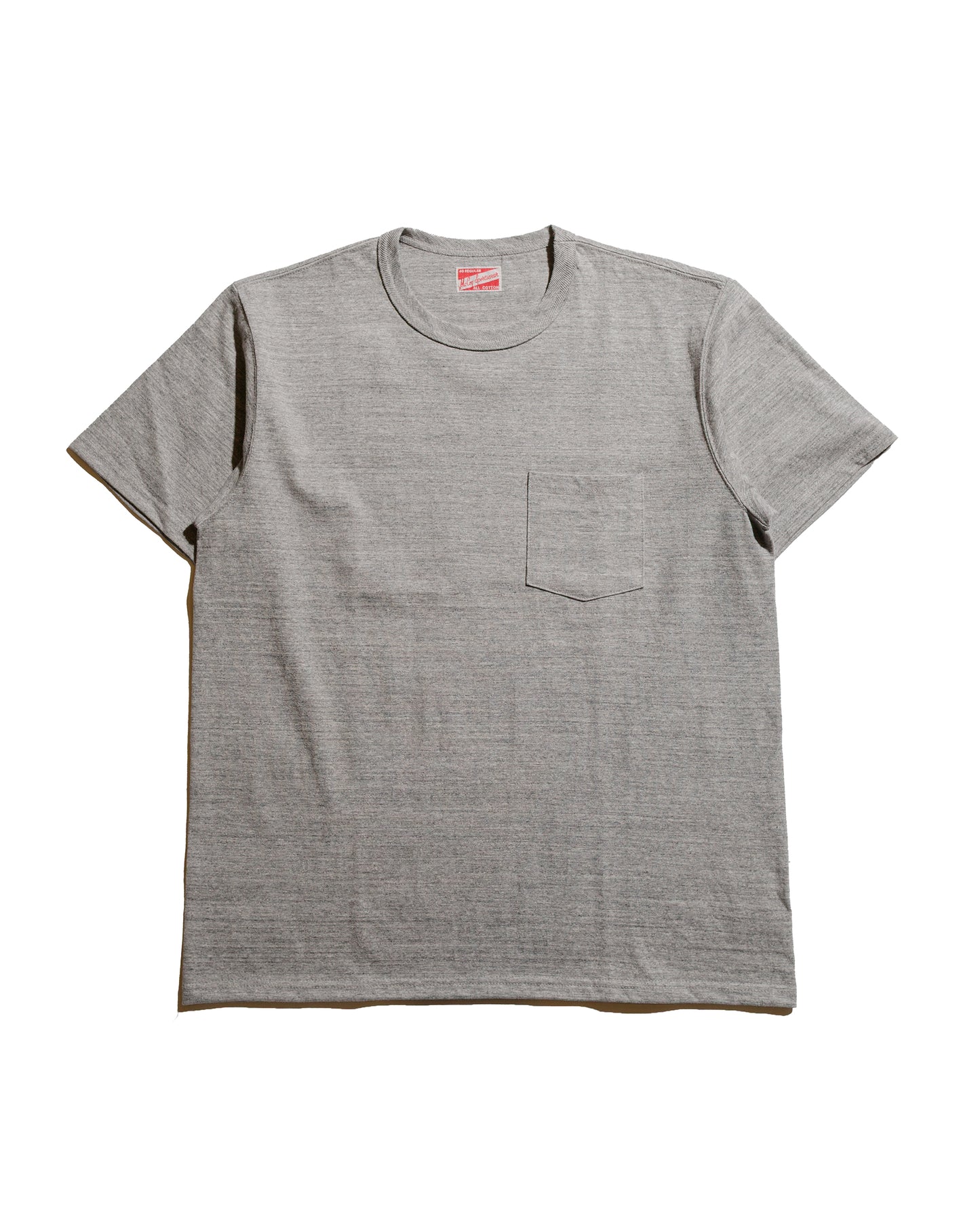 lost & found The Real McCoy's The Real McCoy's MC22006 Pocket Tee Gray