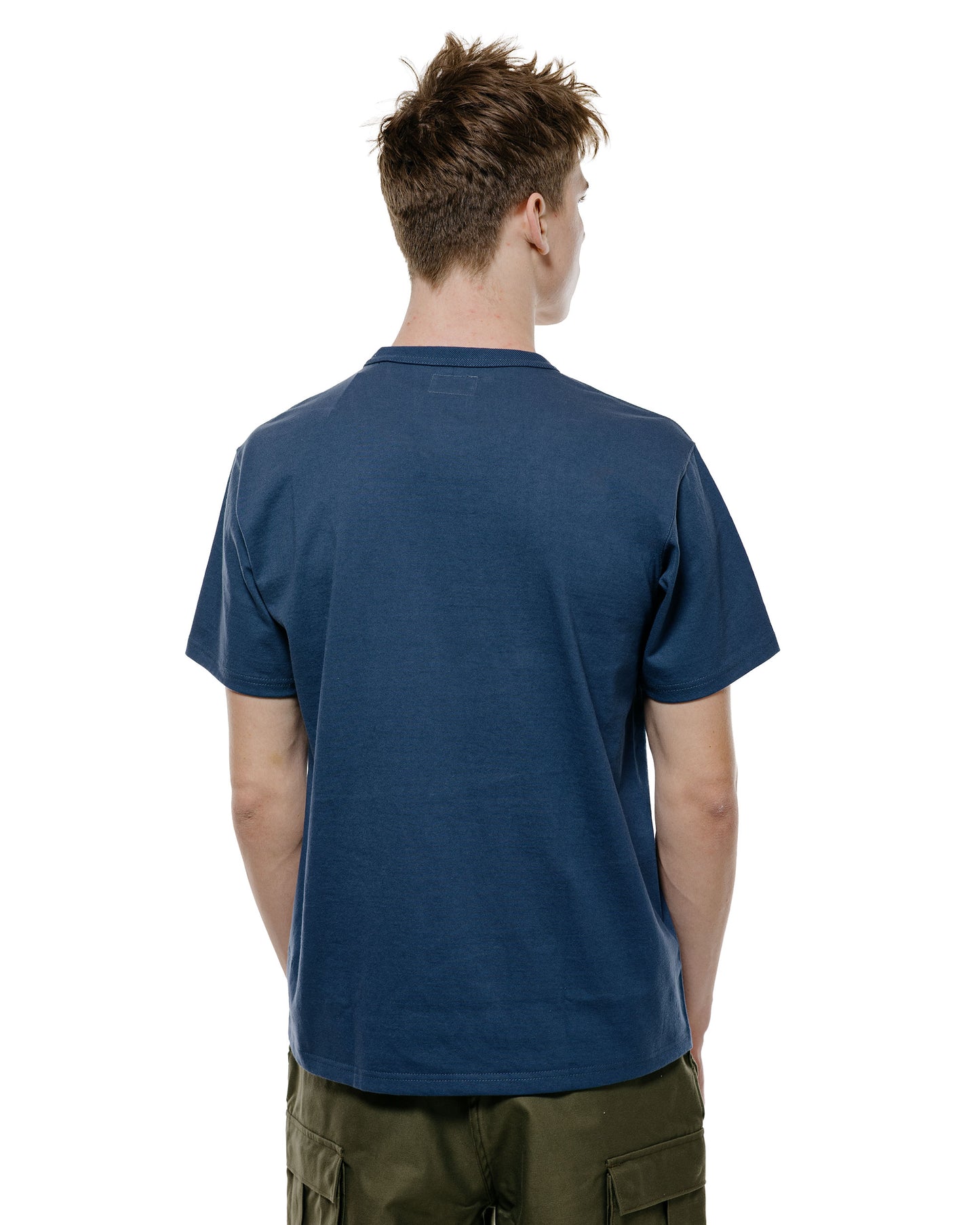 lost & found The Real McCoy's The Real McCoy's MC22006 Pocket Tee Marine Blue