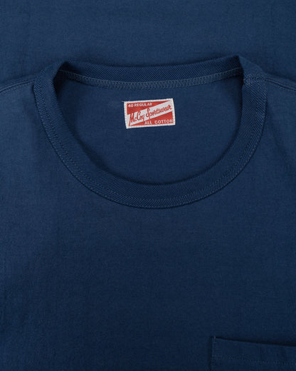 lost & found The Real McCoy's The Real McCoy's MC22006 Pocket Tee Marine Blue