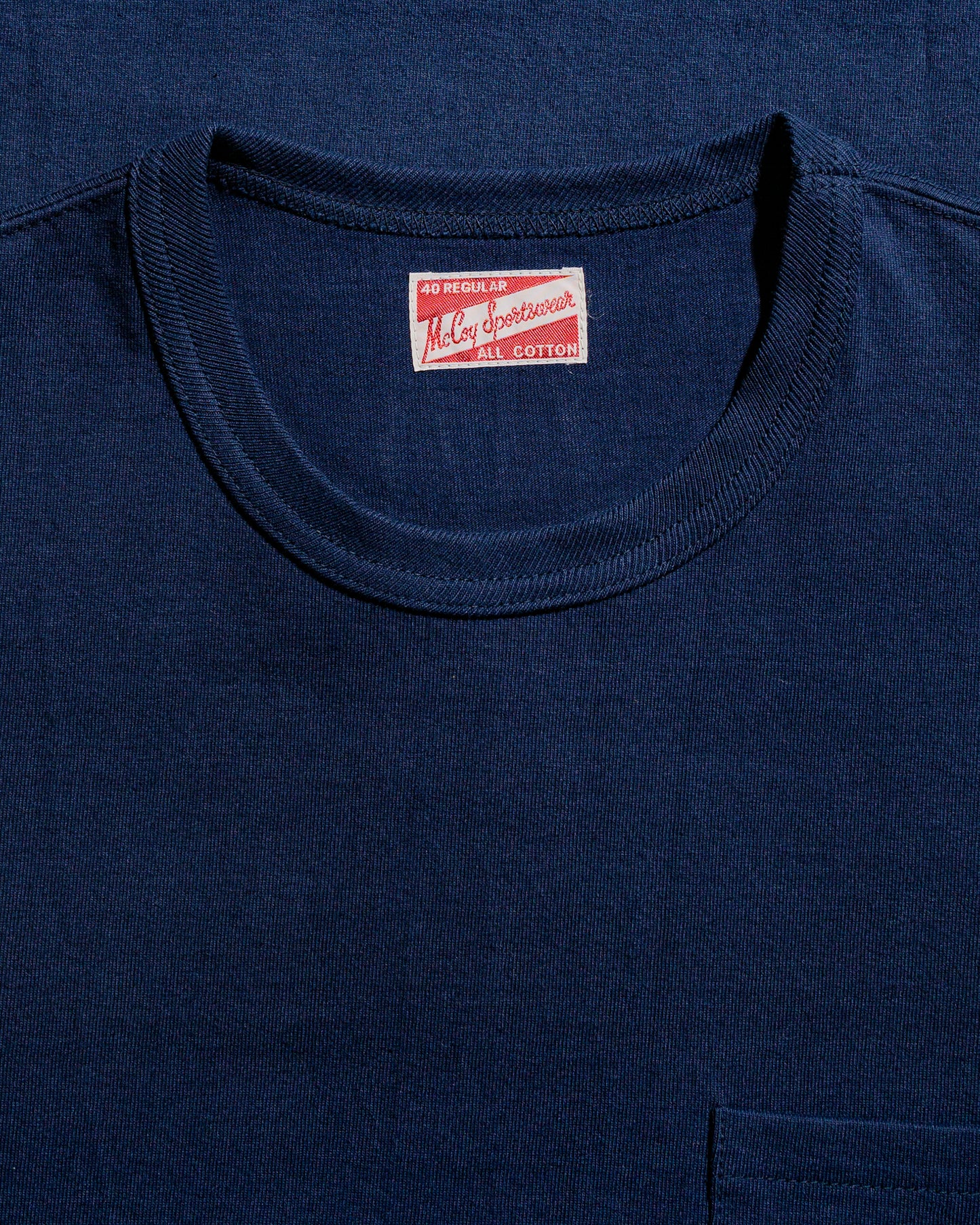 lost & found The Real McCoy's The Real McCoy's MC22006 Pocket Tee Navy