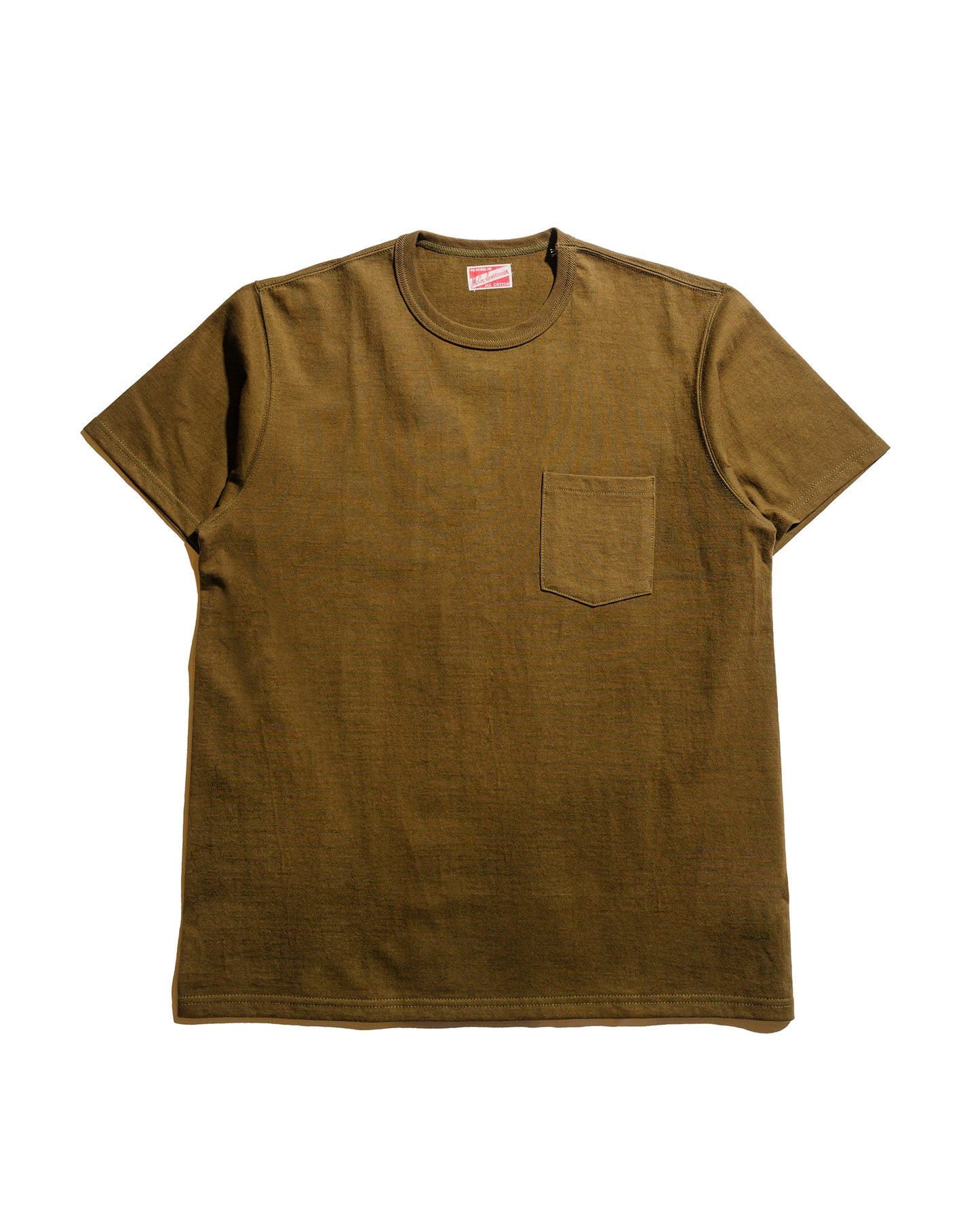 lost & found The Real McCoy's The Real McCoy's MC22006 Pocket Tee Olive