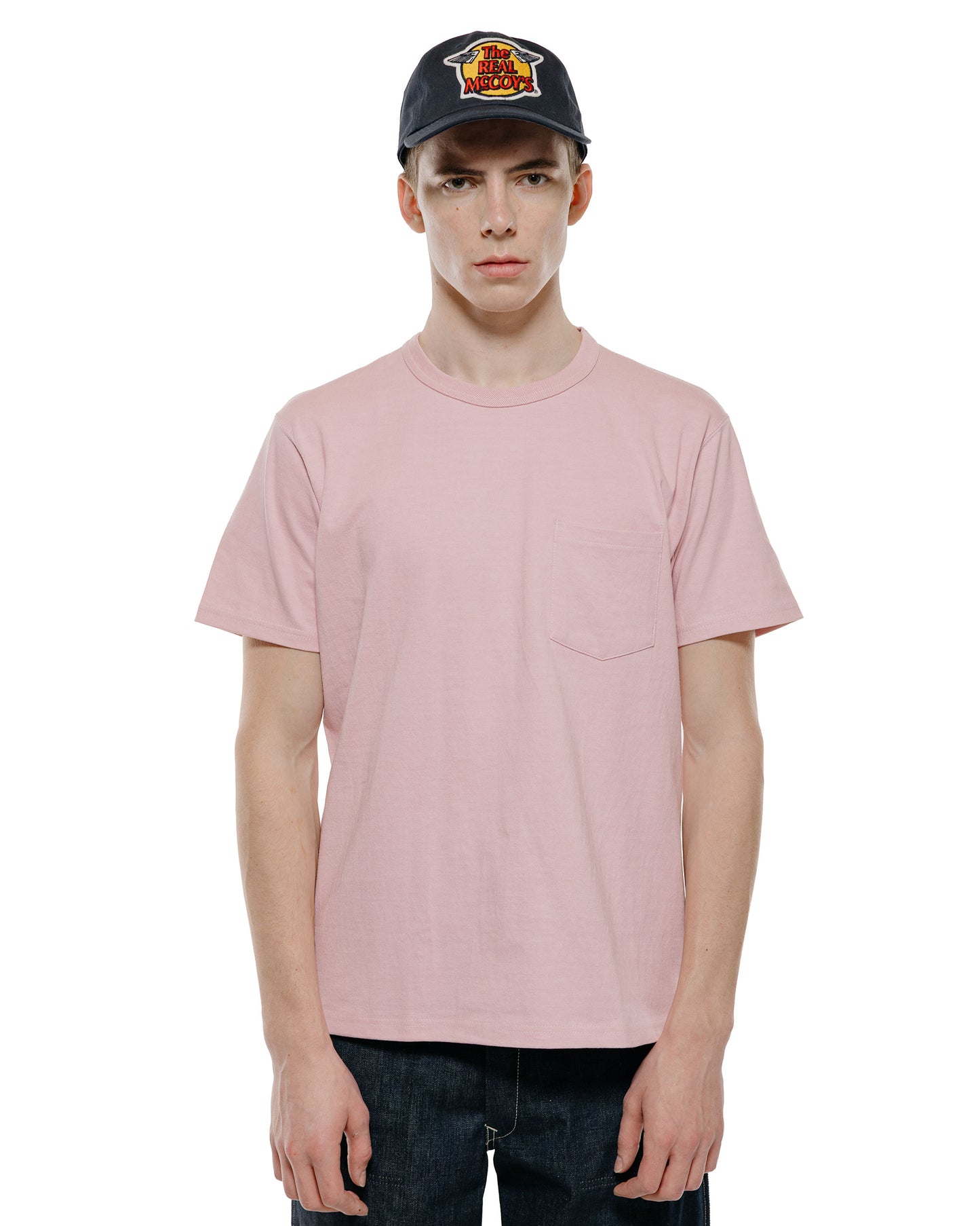 lost & found The Real McCoy's The Real McCoy's MC22006 Pocket Tee Pink