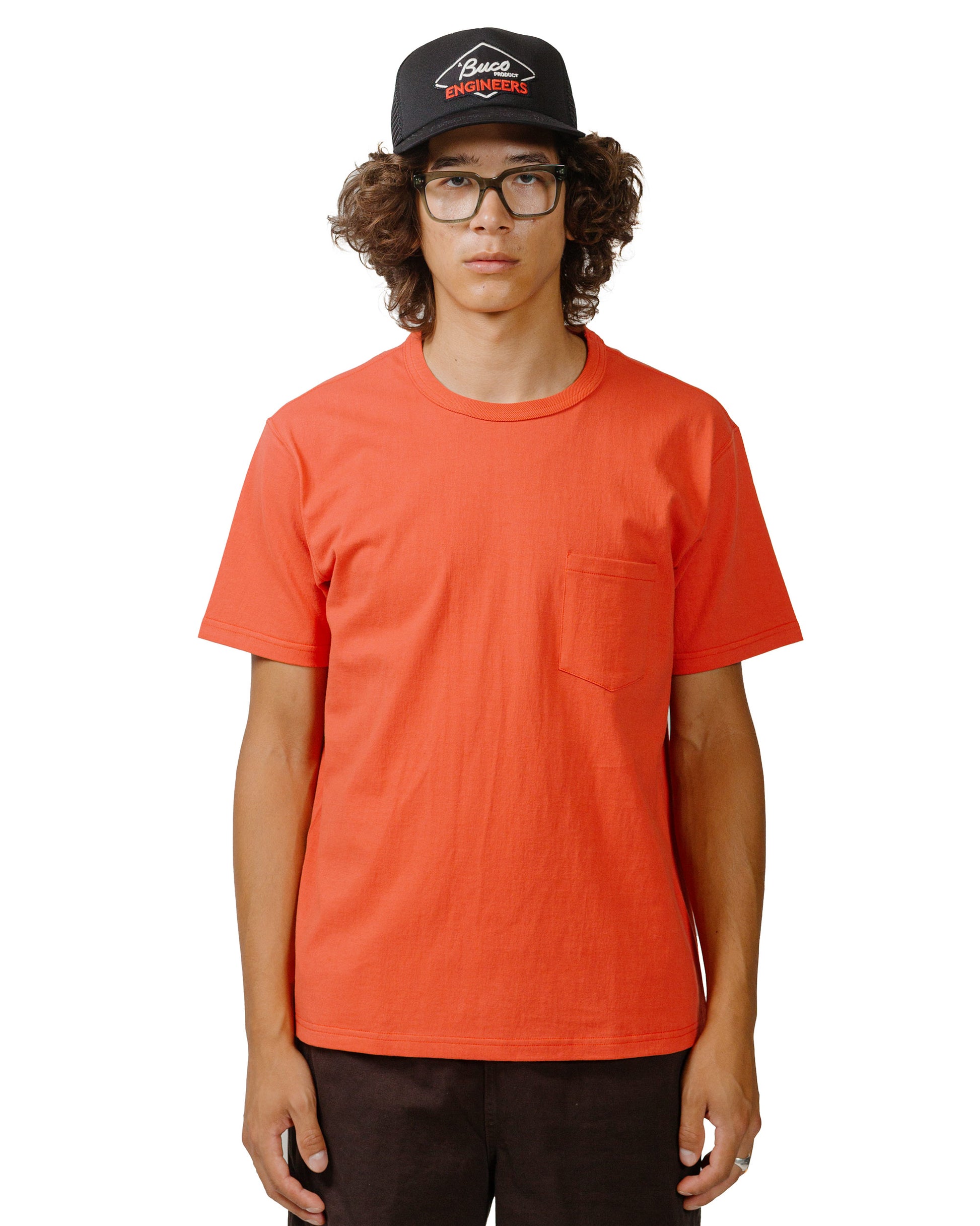 lost & found The Real McCoy's The Real McCoy's MC22006 Pocket Tee Scarlett