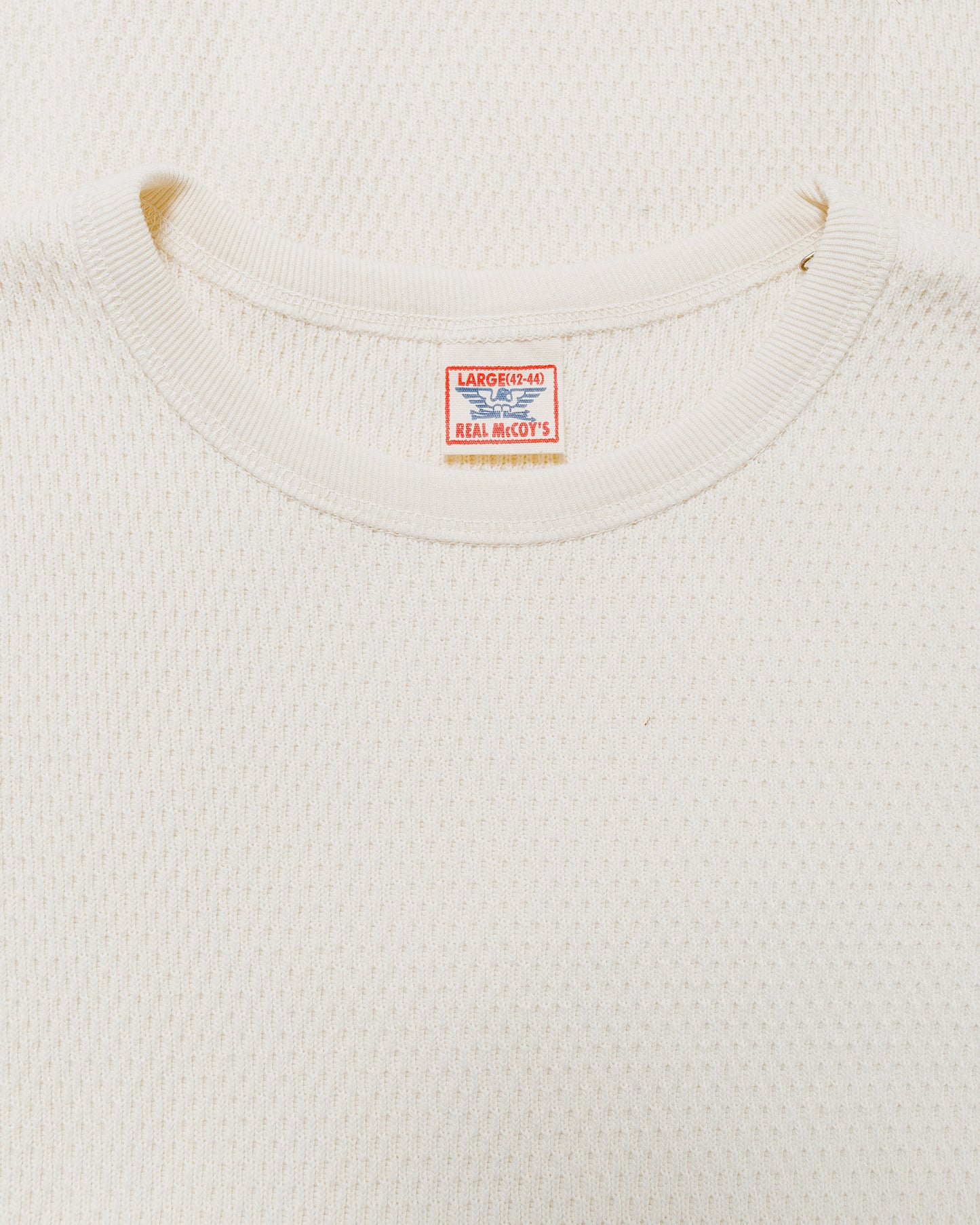 lost & found The Real McCoy's The Real McCoy's MC22109 U.S. Army Military Thermal Shirt Milk