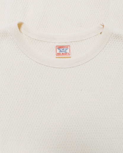 lost & found The Real McCoy's The Real McCoy's MC22109 U.S. Army Military Thermal Shirt Milk
