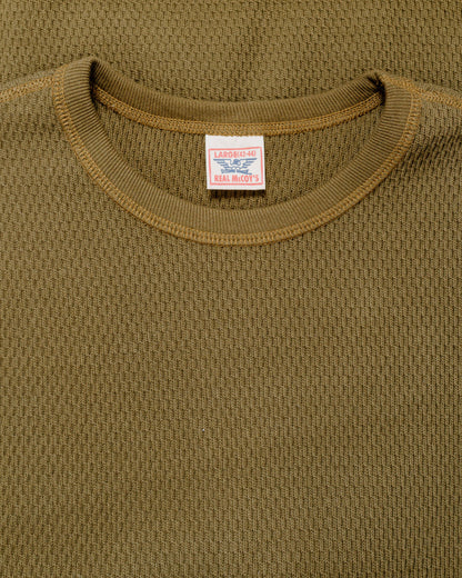 lost & found The Real McCoy's The Real McCoy's MC22109 U.S. Army Military Thermal Shirt Olive