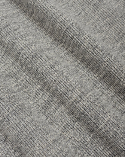 lost & found The Real McCoy's The Real McCoy's MC22120 Western Cardigan Stitch Henley Shirt Gray