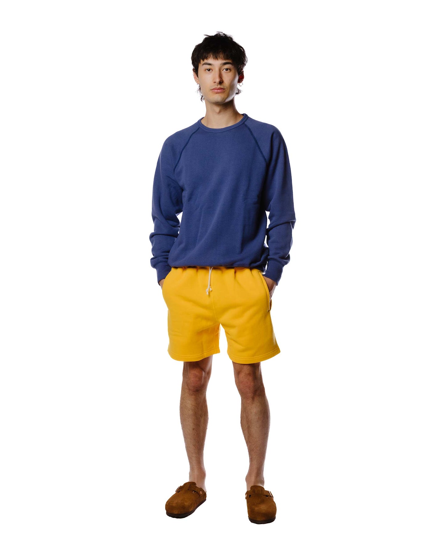 lost & found The Real McCoy's The Real McCoy's MC23013 9oz. Loopwheel Sweatshorts Yellow