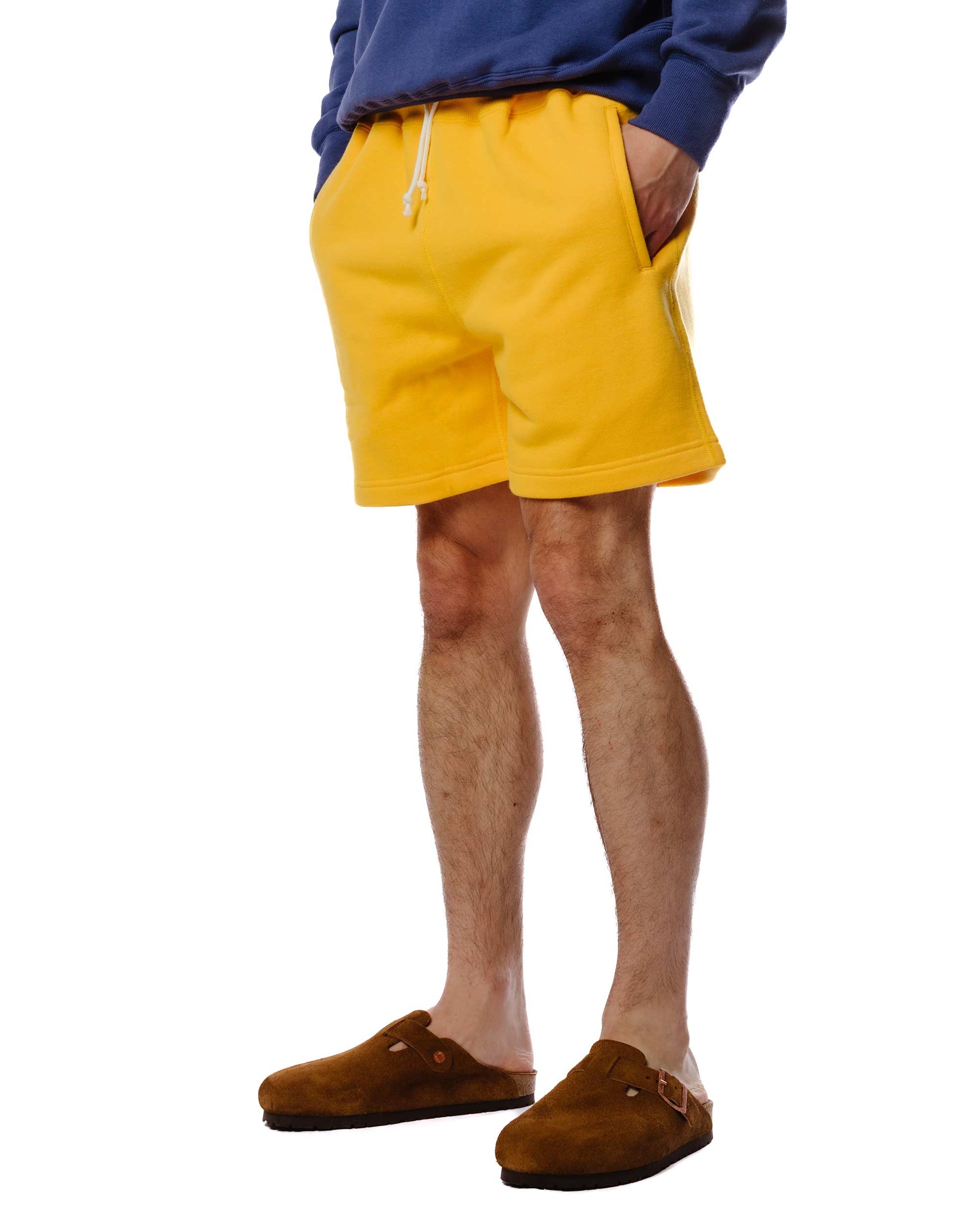 lost & found The Real McCoy's The Real McCoy's MC23013 9oz. Loopwheel Sweatshorts Yellow