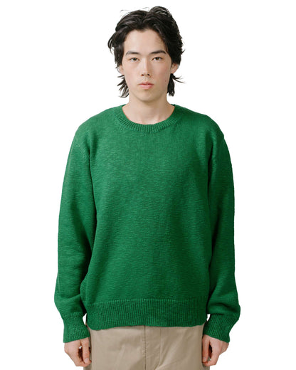lost & found The Real McCoy's The Real McCoy's MC23014 Cotton Crewneck Sweater Green