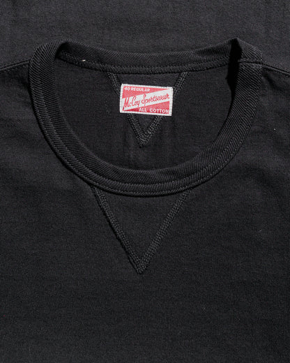 lost & found The Real McCoy's The Real McCoy's MC23020 Gusset Tee Black