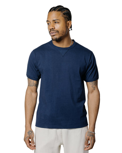 lost & found The Real McCoy's The Real McCoy's MC23020 Gusset Tee Navy