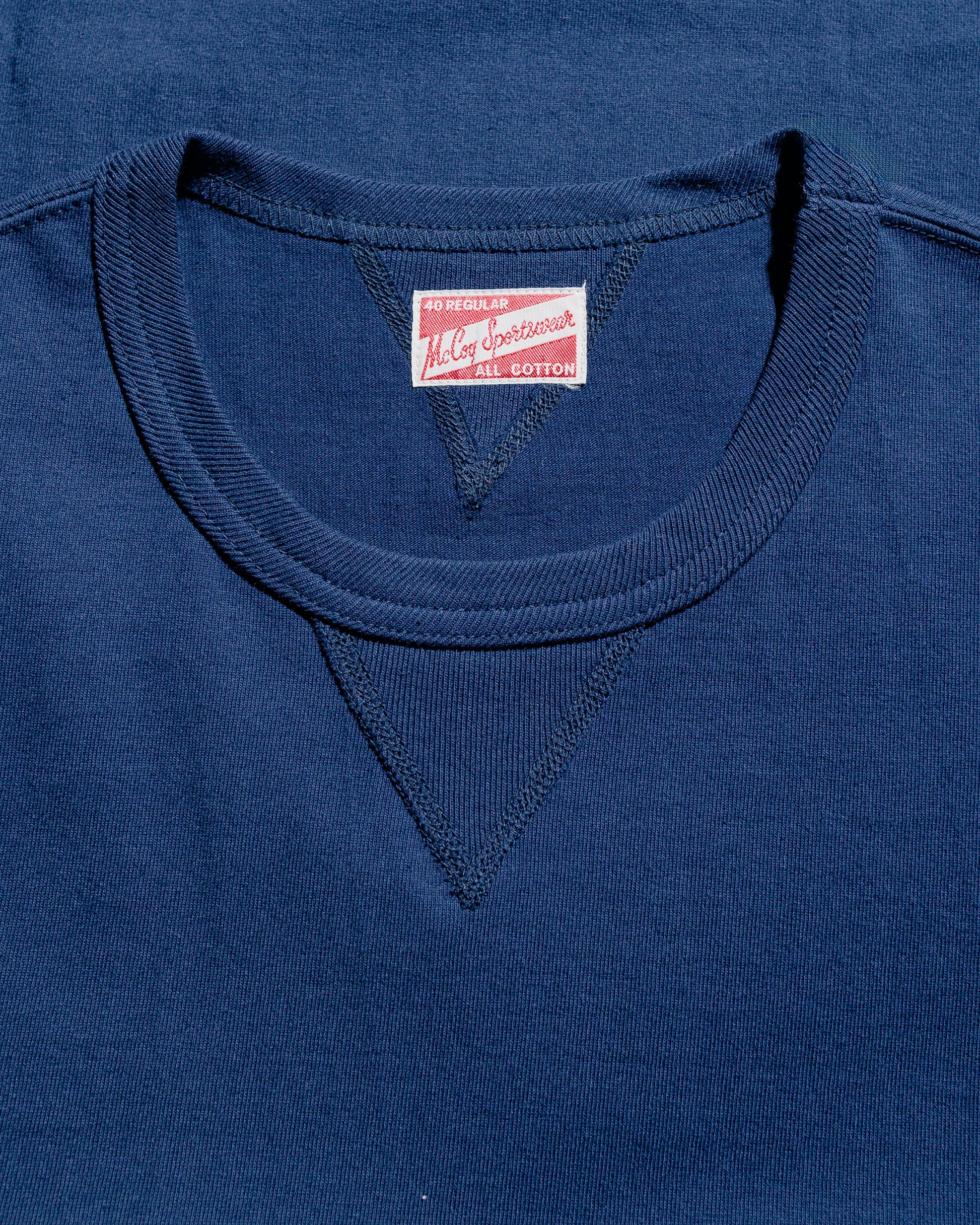 lost & found The Real McCoy's The Real McCoy's MC23020 Gusset Tee Navy